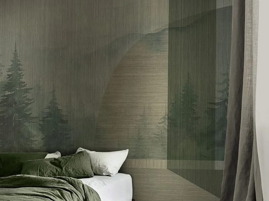 Обои с пейзажами N.O.W. Edizioni TEXTILE / SOMEWHERE ARCH-00056992