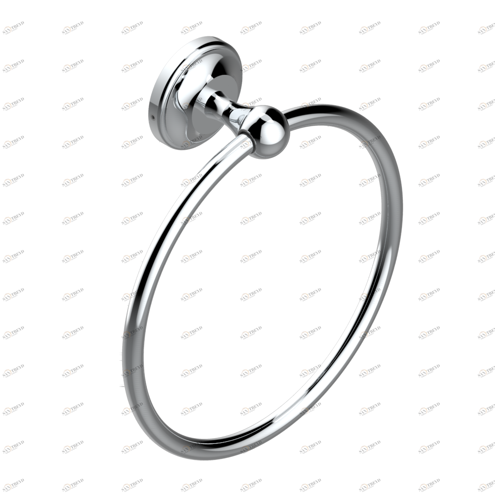 A52-504N Полотенцедержатель-кольцо-Ø 180 мм одинарное Thg-paris Broadway Хром A52-504N CAT.A