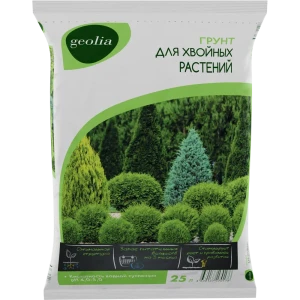 Грунт Geolia для хвойных растений 25 л 87225289 STLM-2056269