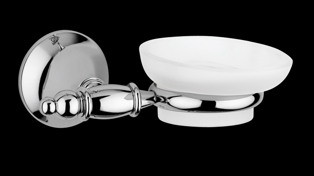 TM123 Мыльница в ванную, подвесная, из матового стекла bagno&associati TEMPO Bagno & Associati