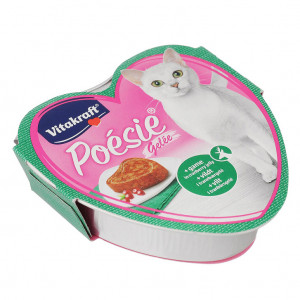 ПР0039662*15 Корм для кошек Poesie дичь, клюква в желе конс. 85г (упаковка - 15 шт) VITAKRAFT