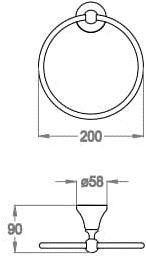 Fir Italia Accessori bagno classici  Abml08b  - Вид №1