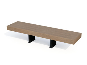 Скамья WPC без спинки