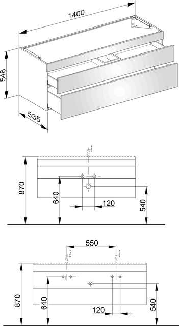 31561370000 Тумба под умывальник KEUCO Edition 400 - Вид №2