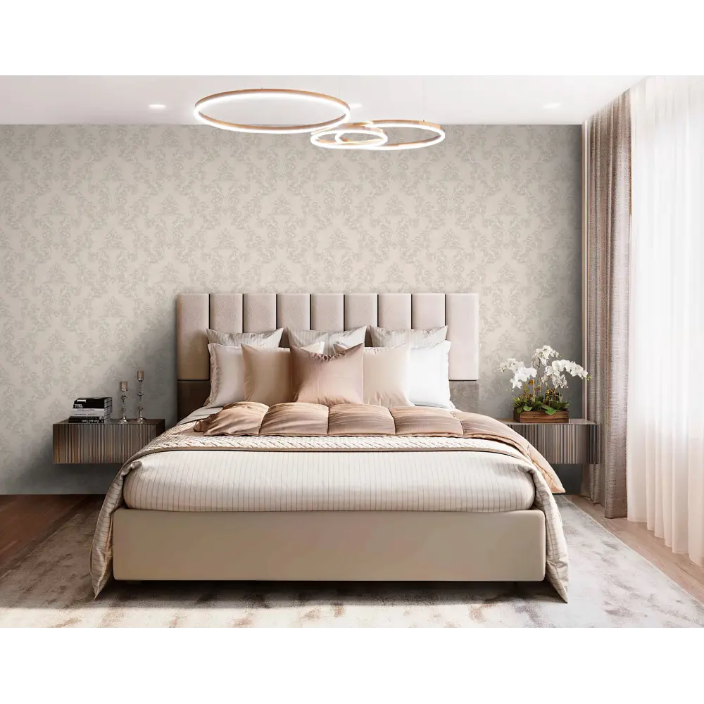 Обои флизелиновые Wallsecret Catalana бежевые 1.06 м 8879-23 89366713 STLM-2060985 - Вид №4
