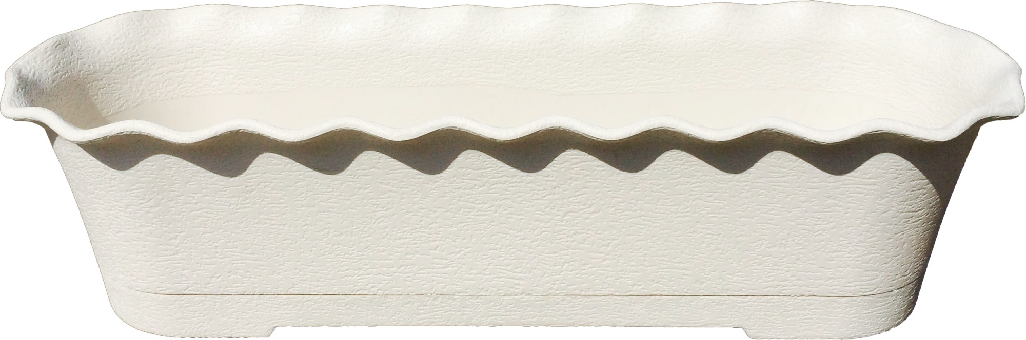 407-6 Горшок цветочный балконный Le Fleur 60см Кремовый Цветочная коллекция 