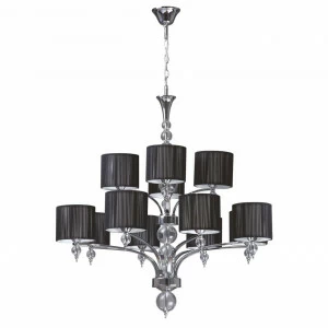 Дизайнерская подвесная люстра Spot Light Lyon 5070124 черная SPOT LIGHT ДИЗАЙНЕРСКИЕ 108266 Черный