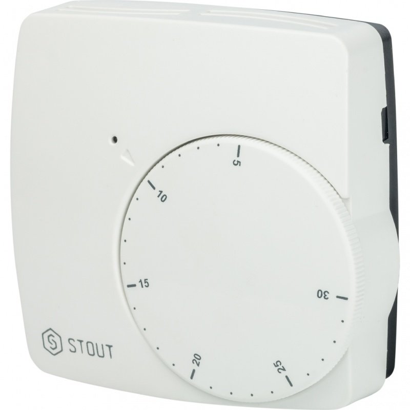 Термостат электронный проводной WFHT-BASIC со светодиодом STOUT STE0002000003  - Вид №1