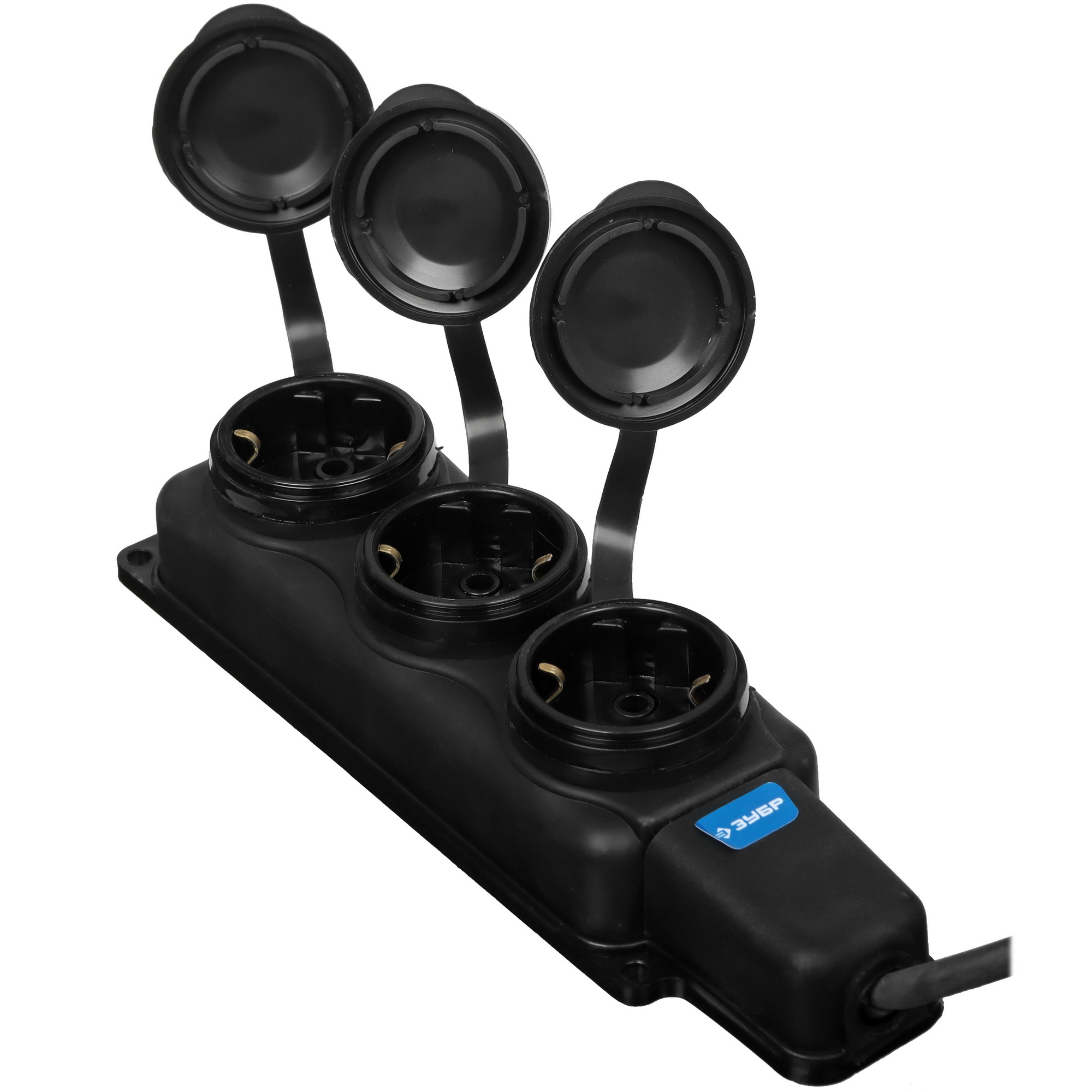 Удлинитель силовой Зубр 55024-15 черный 9110615 STDN-0073816