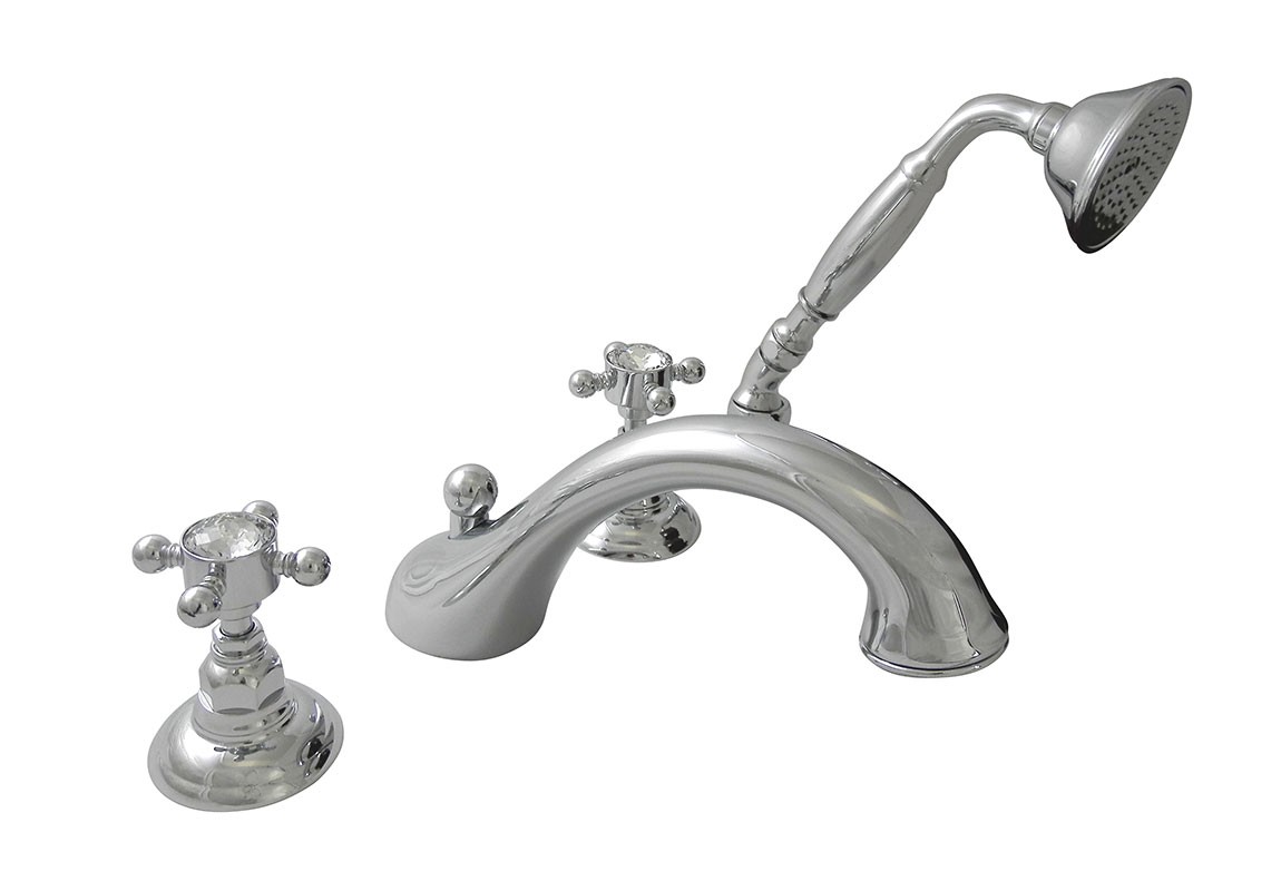 1404 ** 93 Смеситель для ванны Nicolazzi Series Half Dome Crystal 