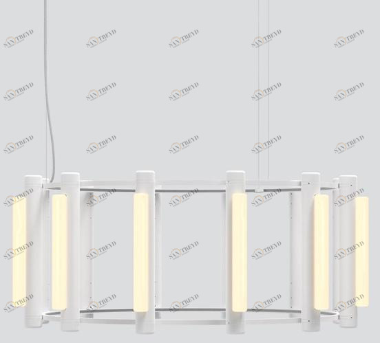 ANDlight Подвесной светильник из алюминия и акрила Pipeline Pip-cha-3