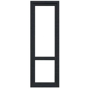 Дверь балконная ПВХ Veka 2130x700 мм (ВхШ) двухкамерный стеклопакет белый/серый