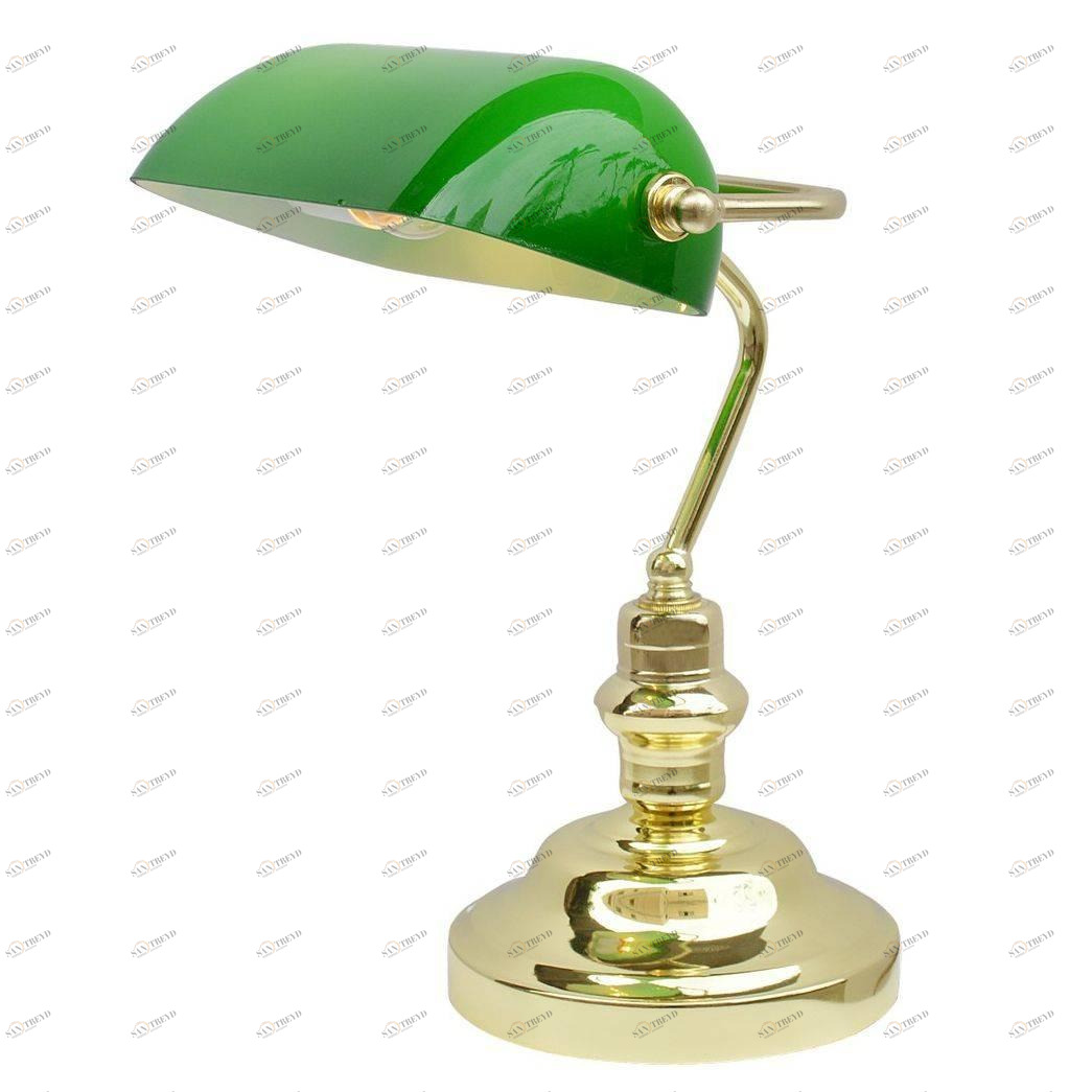 Настольная лампа Arte Lamp Banker A2491LT-1GO ARTE LAMP ПОД СТАРИНУ 080552 Зеленый;золото 