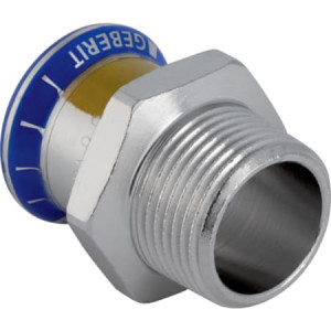34077 Переходник Geberit Mapress из нержавеющей стали, с наружной резьбой (газ) Geberit