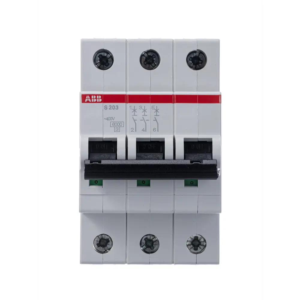 Автоматический выключатель ABB S203 3P C40 А 6 кА 2CDS253001R0404 82175820 STLM-2183375  - Вид №1