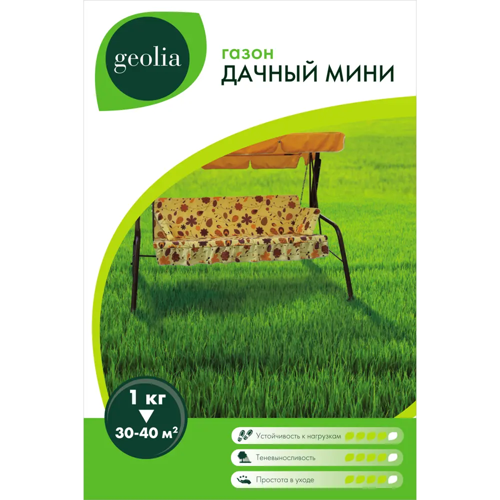 Семена газона Geolia Дачный мини 1 кг 17586546 STLM-2124909 