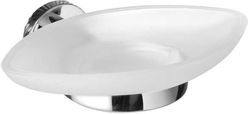 5111(13) Gedy G-Demetra, настенная стеклянная мыльница, цвет хром