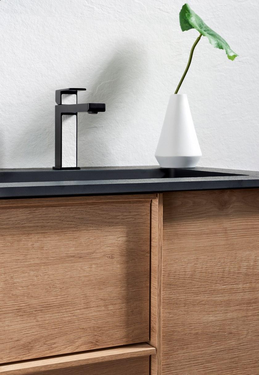 Acquabella Подвесная тумба под умывальник из дуба с ящиками Urban sun-id-1383858 - Вид №5