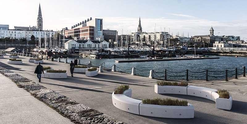 Bellitalia Изогнутая модульная скамья без спинки Onda sun-id-1405196 - Вид №2