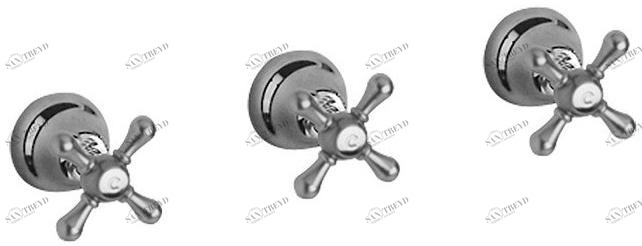 Rubinetteria Giulini Смеситель для душа на 3 отверстия с переключателем Lotus - vienna F0515w2