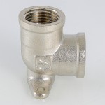 VTr.751.N.0004 Фитинг резьбовой – угольник с креплением (водорозетка) Valtec 1/2"  - Вид №8