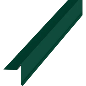 Планка ветровая для гибкой кровли 60x90 мм 2 м 0.4 мм RAL 6005 зелёный 85165338 STLM-2108194