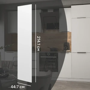 Фасад кухонного шкафа Инта 44.7x214.1 см KONSENSA ЛДСП цвет белый