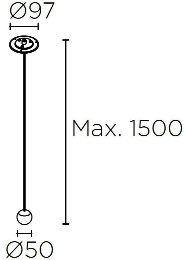LEDS C4 Светодиодный подвесной светильник из алюминия Punto sun-id-1369657 - Вид №4