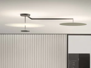 Vibia Металлический светодиодный потолочный светильник Flat 5924