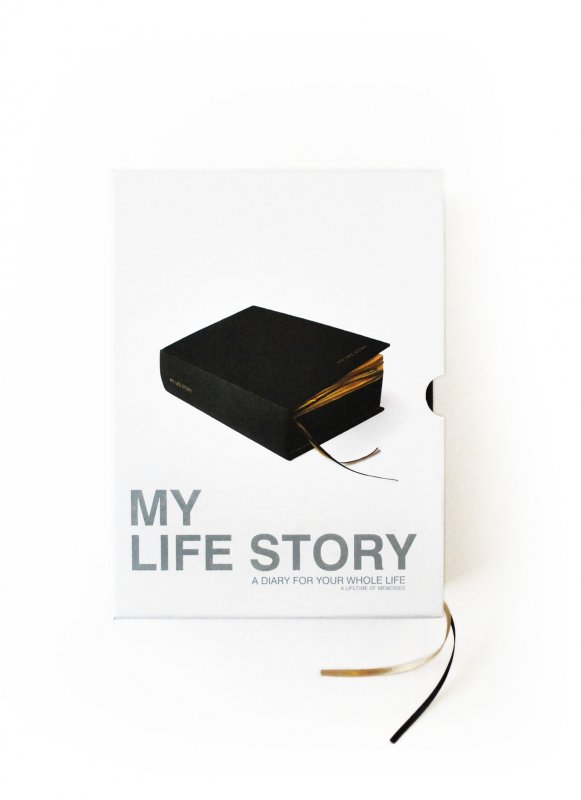 SK MYLIFESTORY1 Дневник my life story черный Suck UK  - Вид №4
