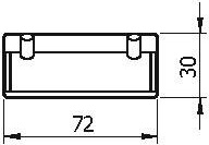 10932B Крючок подвесной цвет хром LANGBERGER ALSTER - Вид №2