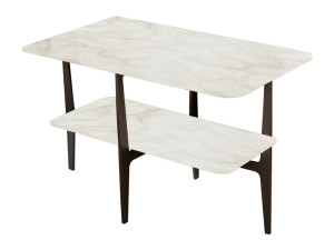 Прямоугольный мраморный журнальный столик