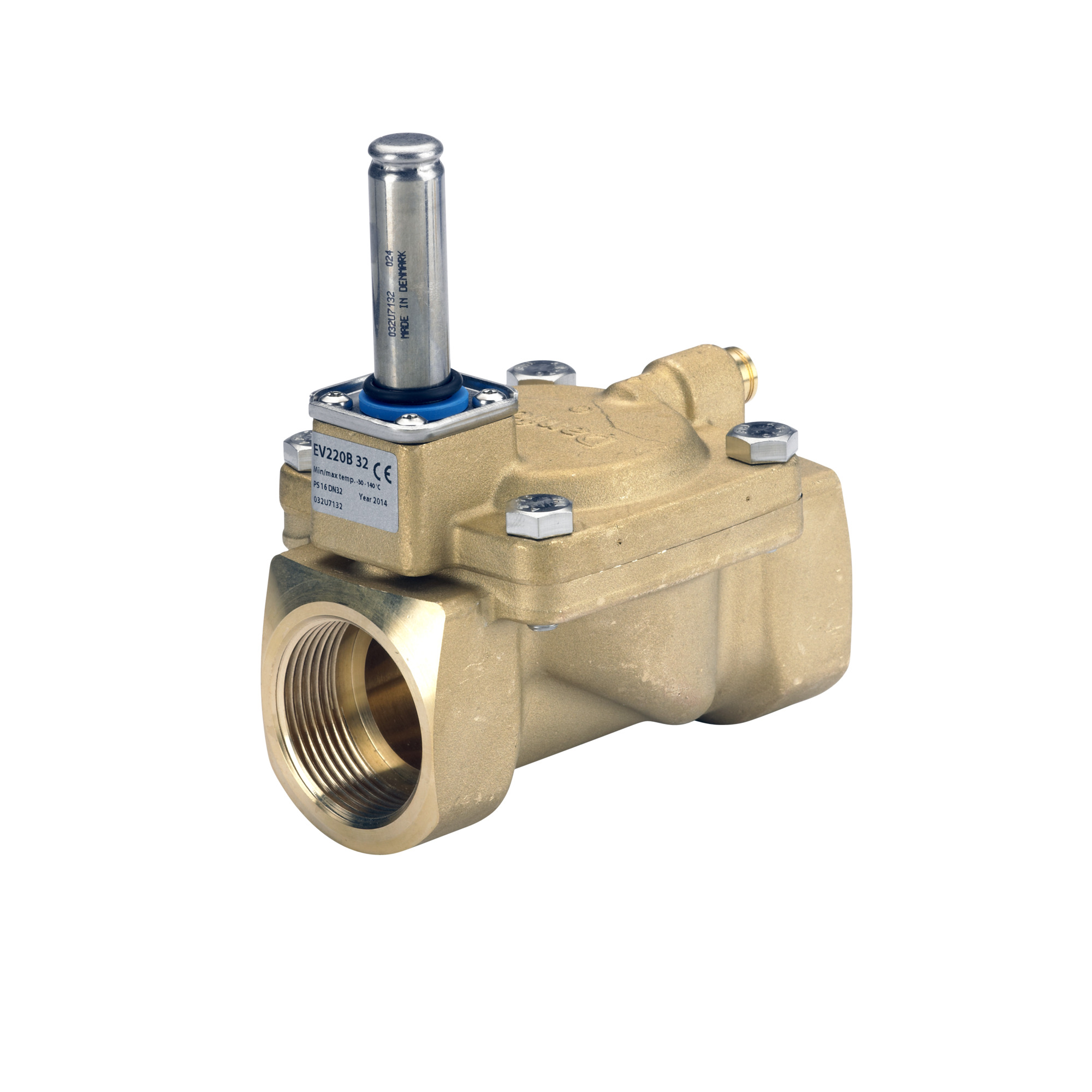 Danfoss EV220B — двухходовые электромагнитные клапаны для общей промышленности Эл.магнитный клапан ДУ40 с катушкой 220В 032U458531  - Вид №78