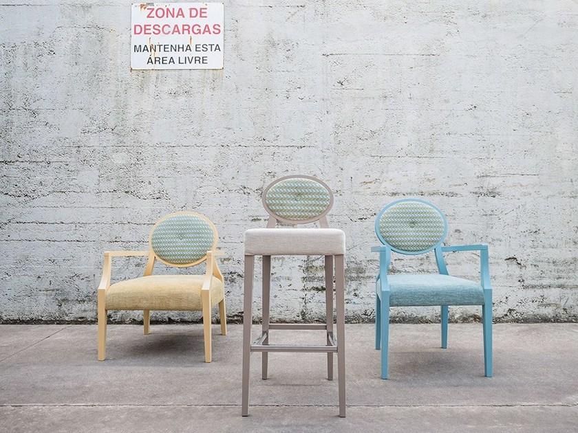 JMS Стул из ткани с подлокотниками Gioconda M 50c - Вид №1