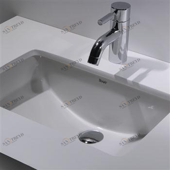 C22131W-A-ENG Встроенная раковина под столешницу овальная Bravat 