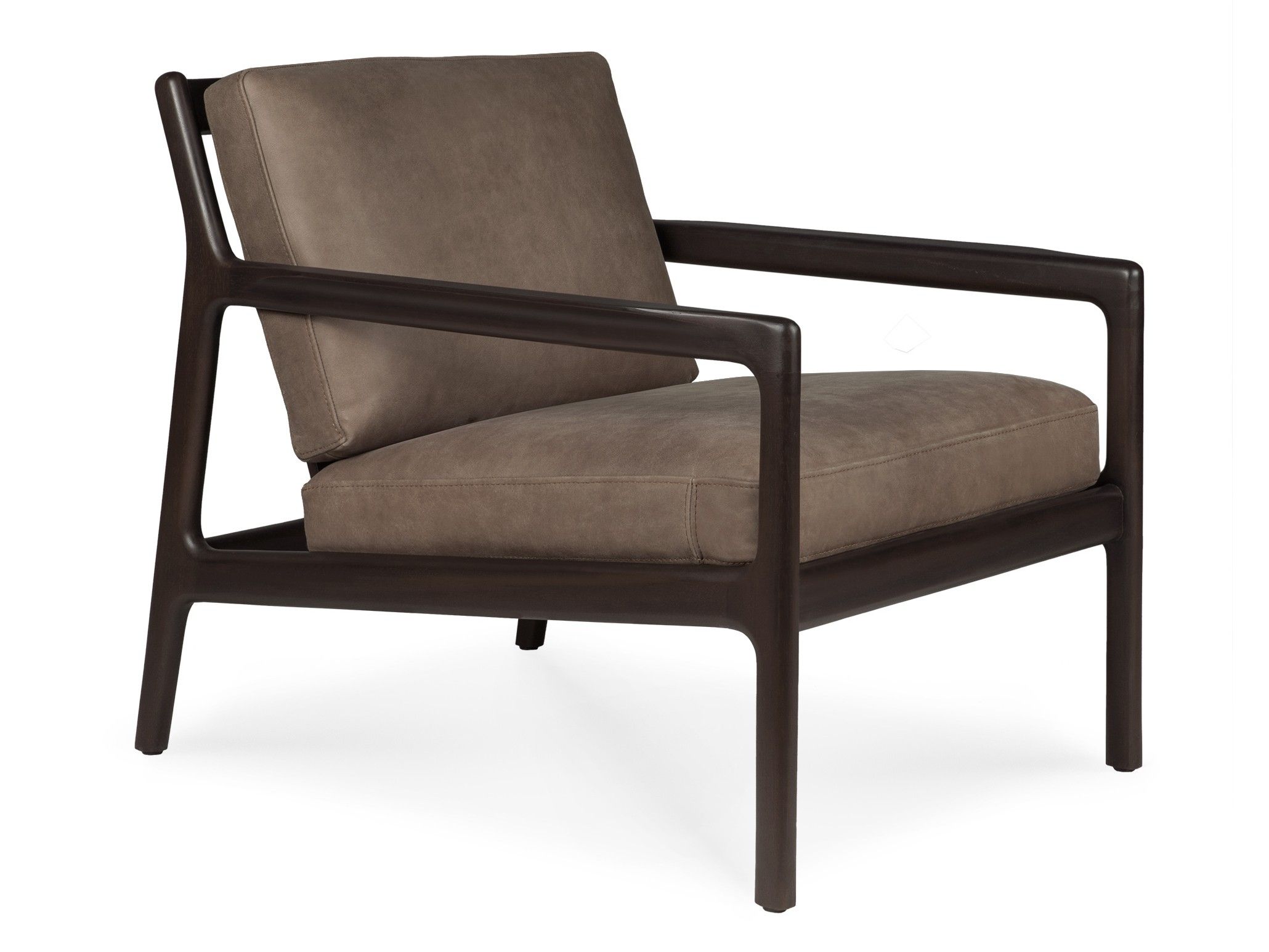 Кресло из нубука с подлокотниками Ethnicraft Джек ARCH-00002466