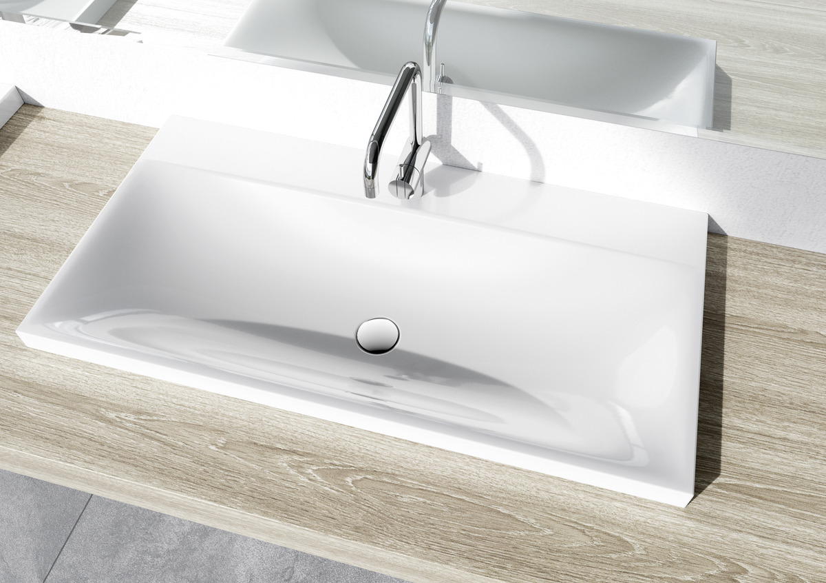 Умывальник KALDEWEI Сталь эмалированная 3040 1 альпийский белый 304033191 - Вид №4