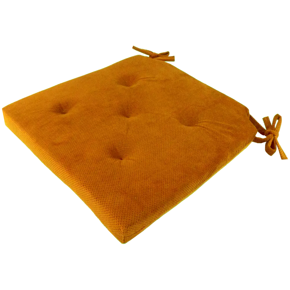 Подушка для стула Linen Way Грид 40/35x4x40 см полиэстер бронзовый STLM-2164564 - Вид №1