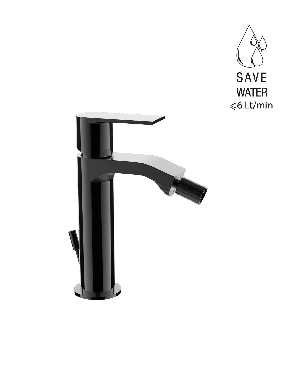 Однорычажный смеситель для биде с автоматическим сливом Rubinetterie Frattini Птолемей ARCH-00058563 - Вид №19