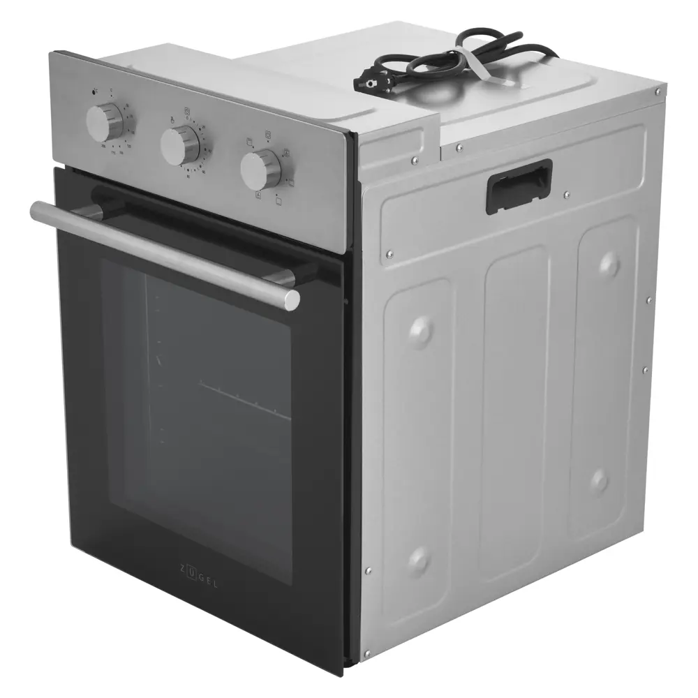 Встраиваемый духовой шкаф Zugel ZOE604X 45x59.5x60 см конвекция цвет черно-серый 89453987 STLM-2080662  - Вид №4