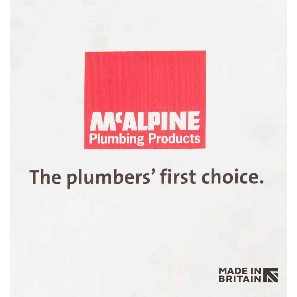 Сифон для ванны McAlpine с переливом 380-700 мм хром/белый 82422797 STLM-0027093 - Вид №3