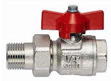 Кран шаровый 3/4 с нак.гайкой дрос (б) мод.098 098