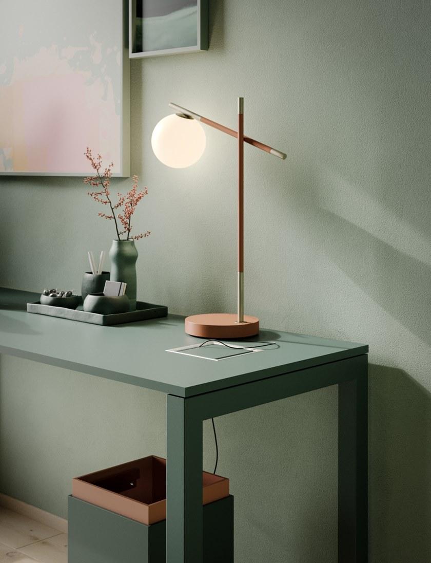 PROF Рабочий стол из дерева с системой управления кабелями Dieci sun-id-1393200 - Вид №17