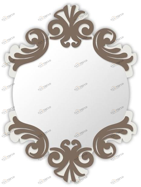 LAS Зеркало настенное круглое в раме sun-id-1389650