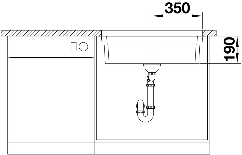 524270 Кухонная мойка Blanco Etagon 700-U  Blanco Etagon - Вид №9