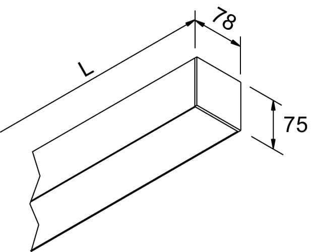 Экструдированный алюминиевый настенный светильник Lucifero's файл 2 ARCH-00117660 - Вид №2