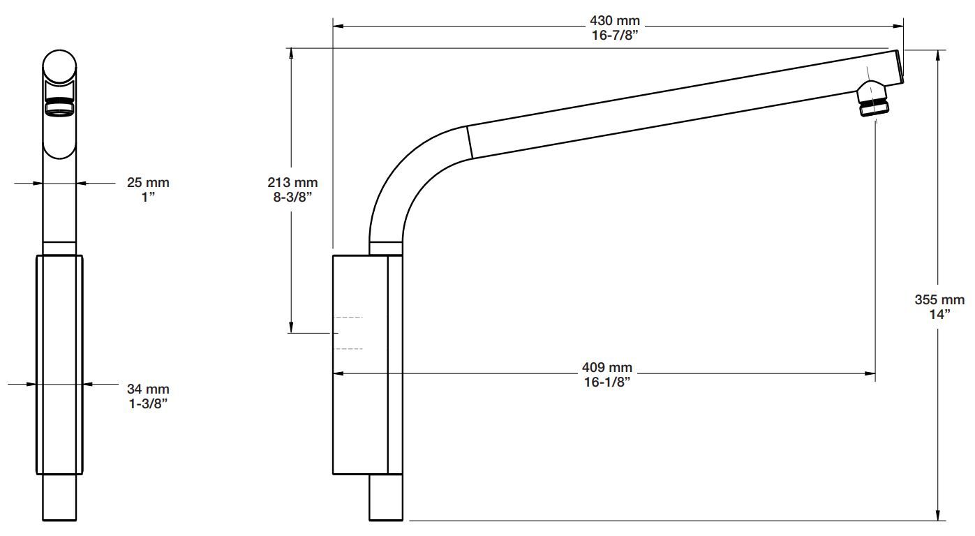 Настенный душ BARIL BRA-1608-00 ARCH-00126151 - Вид №2