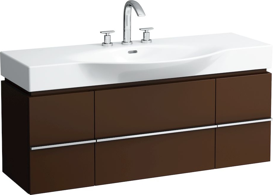 H4013020755481 Шкафчик под раковину, для раковин 811704, 812704, 2 выдвижных ящика с 2 дверцами, 2 стеклянные полки LAUFEN PRO - Вид №8