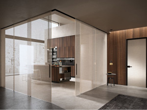 Раздвижные стеклянные двери