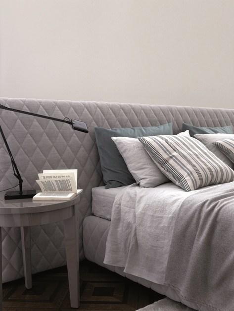 Meridiani Двуспальная кровать со съемным чехлом из ткани Edition tuyo sun-id-1377611 - Вид №17